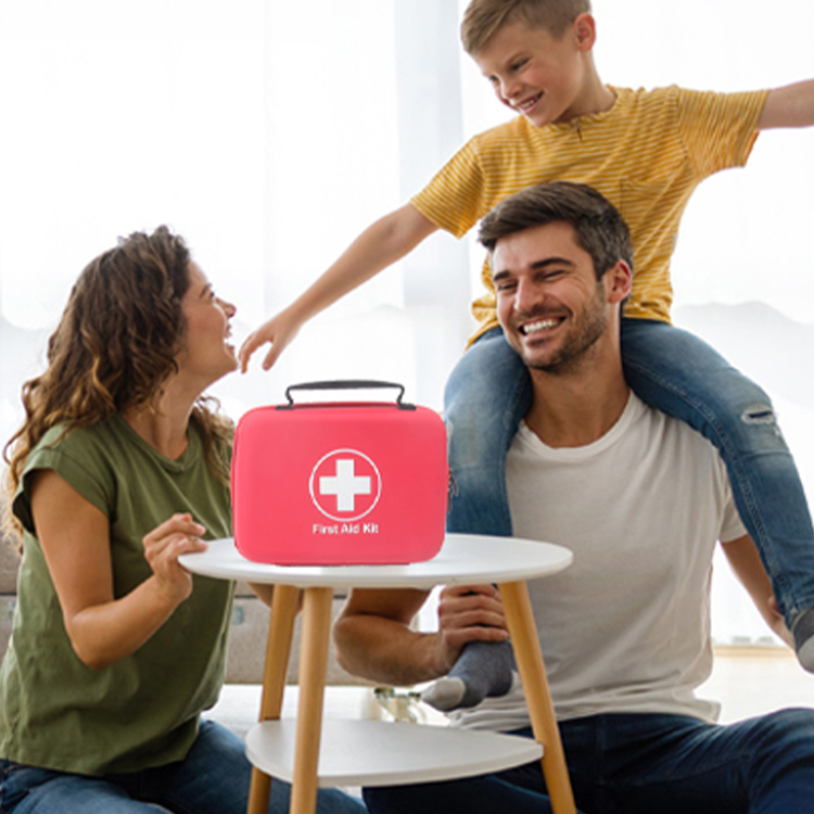 Waterproof Compact Portable Hard Case first aid kit for Hiking Vehicle Boat Office Survival