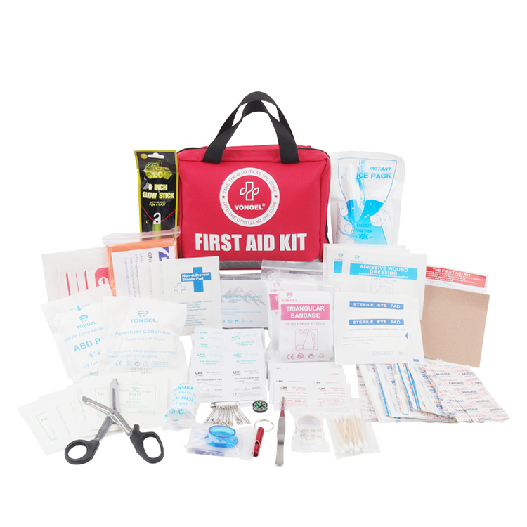 Large First Aid Kit Premium Emergency Kits for Home, Office, Car, Outdoor, Hiking, Travel, Camping, Survival Medical First Aid Bag, Red