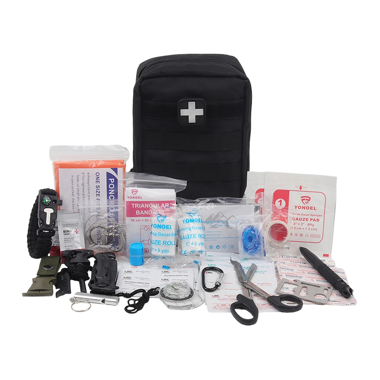 First Aid Kit EMT Medical IFAK Pouch, Molle Tactical Med Emergency Trauma Bag for Camping Home Car Hiking Hunting