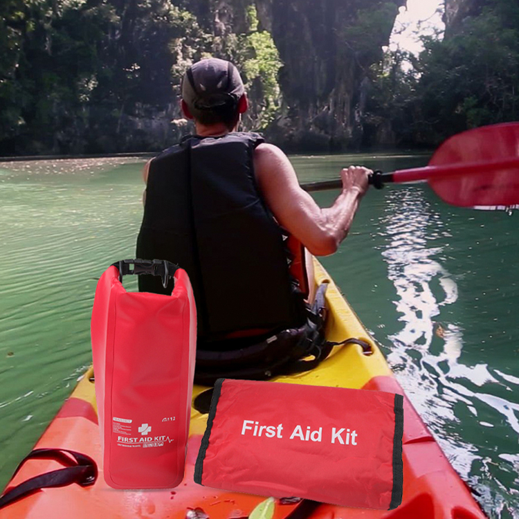 Waterproof First Aid Kit Portable Dry Bag Multifunctional Outdoor Emergency Survival Kit for Backpacking Hiking Fishing Camping