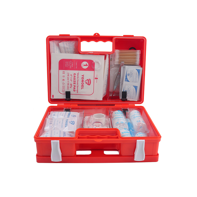First Aid Kit Standard with Contents According to DIN 13157 Including Practical Wall Bracket First Aid Kit in Green for Business, Office, Construction
