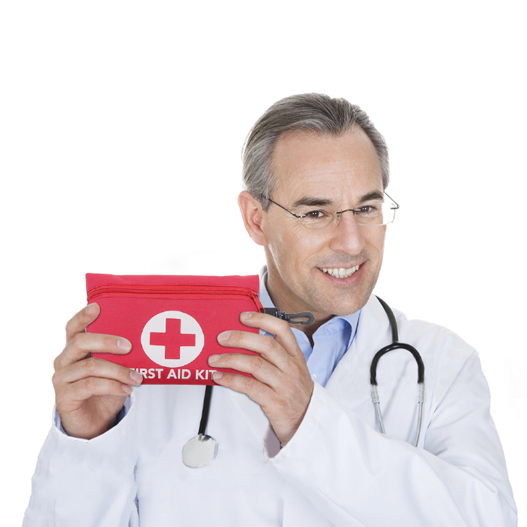 Mini Portable Medical 20*14cm First Aid Kit Sports Travel Emergency First Aid Kit for Car Home Office As a Gift