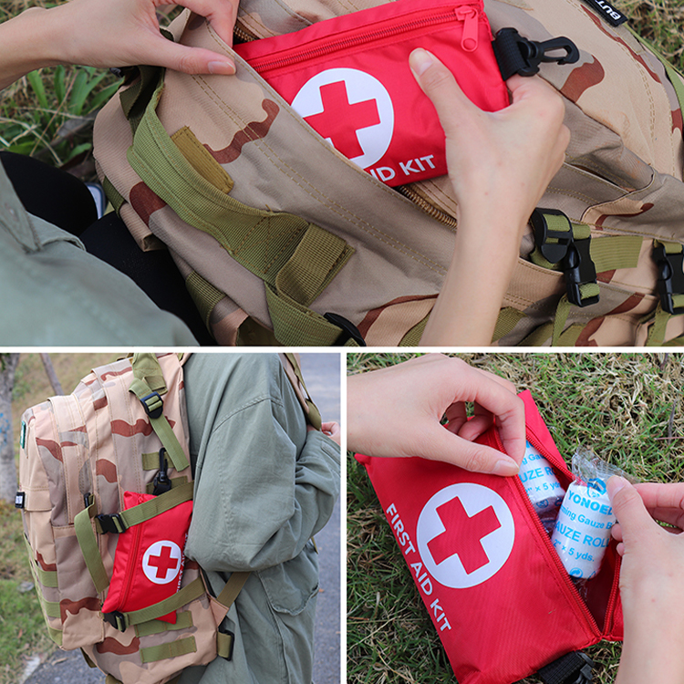 Mini Portable Medical 20*14cm First Aid Kit Sports Travel Emergency First Aid Kit for Car Home Office As a Gift