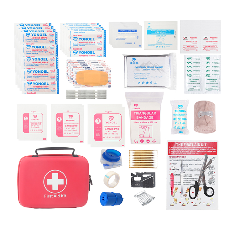 Customized Big EVA First Aid Kit Medical First Aid Bag Emergency Medical Supplies for Hiking Camping or As a Gift