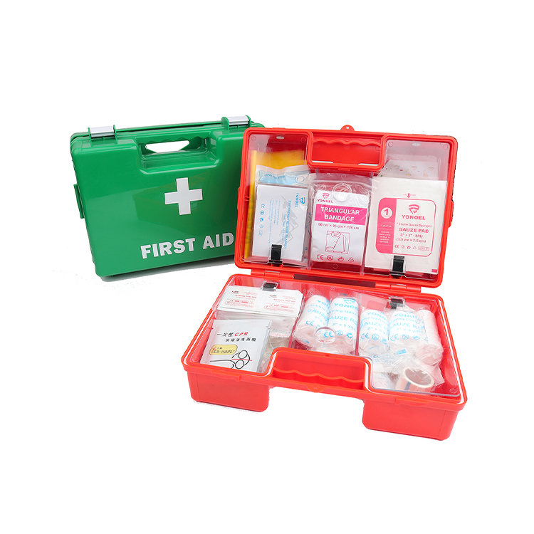 New Design Hot Selling ABS Plastic First Aid Boxes Large Workplace First Aid Kit With Accessory Medical Supplier