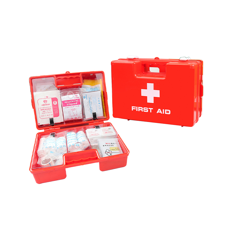New Design Hot Selling ABS Plastic First Aid Boxes Large Workplace First Aid Kit With Accessory Medical Supplier