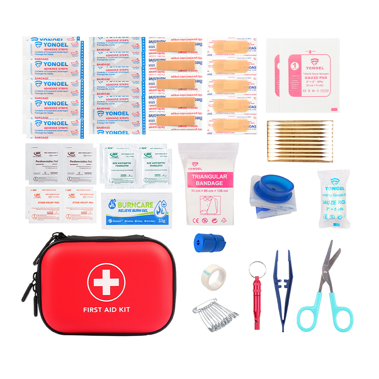 Small Durable Hard Shell Medical Kit Waterproof EVA First Aid Kit Supplies for Gift, Home, Sports, Car, Hiking