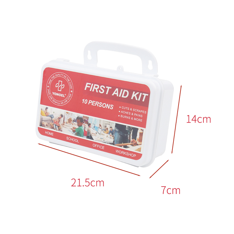 10 Persons First Aid Box Wall-Mounted First Aid Kit Emergency Waterproof Medical Kit for Home Car Office