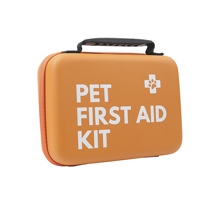 Cat & Dog First Aid Kit for Car - Pet Emergency Kit for Home Office Travel – Dog Camping Essentials with Digital Thermometer, Muzzle & Mini First Aid Pouch
