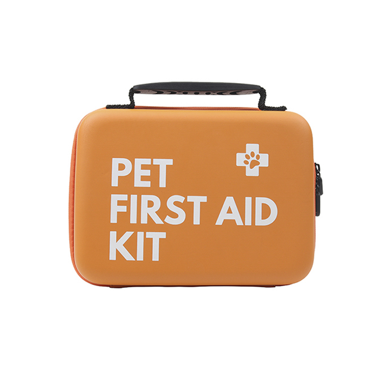 Cat & Dog First Aid Kit for Car - Pet Emergency Kit for Home Office Travel – Dog Camping Essentials with Digital Thermometer, Muzzle & Mini First Aid Pouch