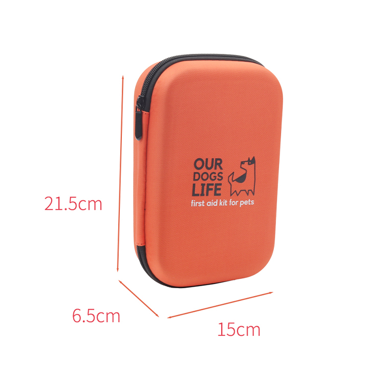 Cat & Dog First Aid Kit for Car - Pet Emergency Kit for Home Office Travel – Dog Camping Essentials with Digital Thermometer, Muzzle & Mini First Aid Pouch