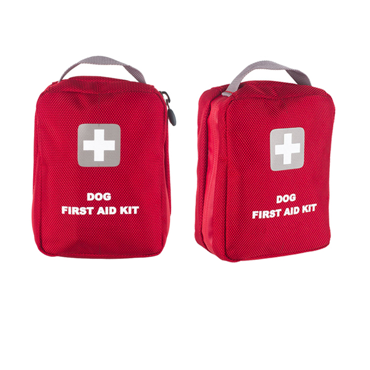 Cat & Dog First Aid Kit for Car - Pet Emergency Kit for Home Office Travel – Dog Camping Essentials with Digital Thermometer, Muzzle & Mini First Aid Pouch