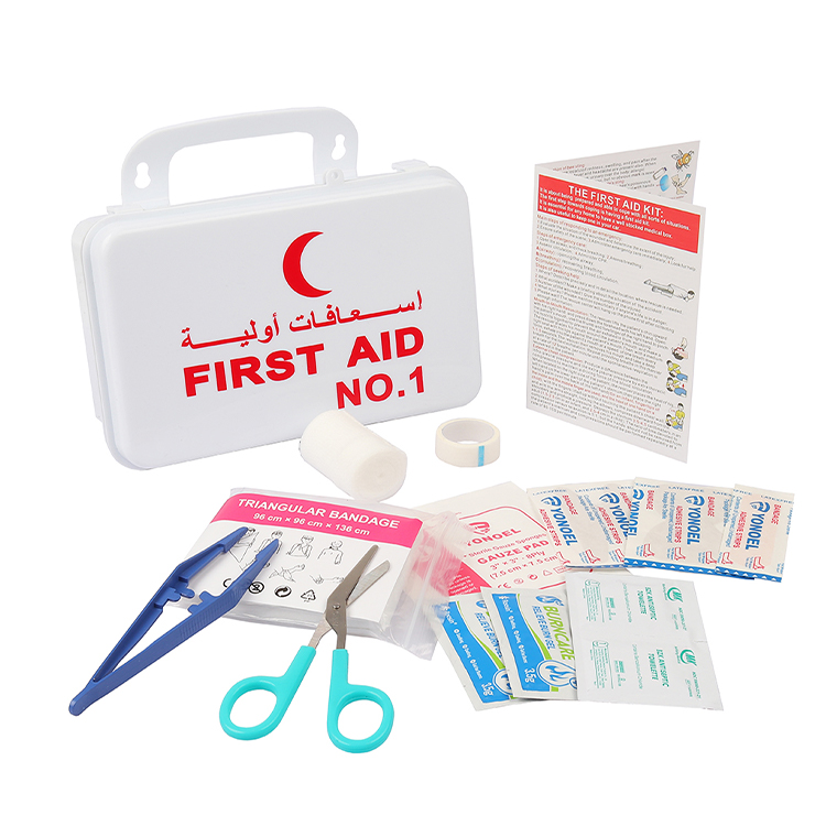 All-Purpose First Aid Kit, Home & Office Professional Medical Supplies, Ideal for Emergency, School, Business