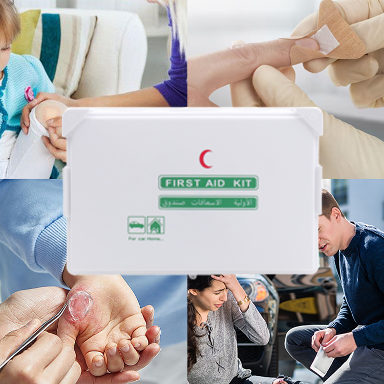 Hot Selling Mini Survival First Aid Kit Plastic First Aid Box Wall Mounted Workplace Office Factory First Aid Kit
