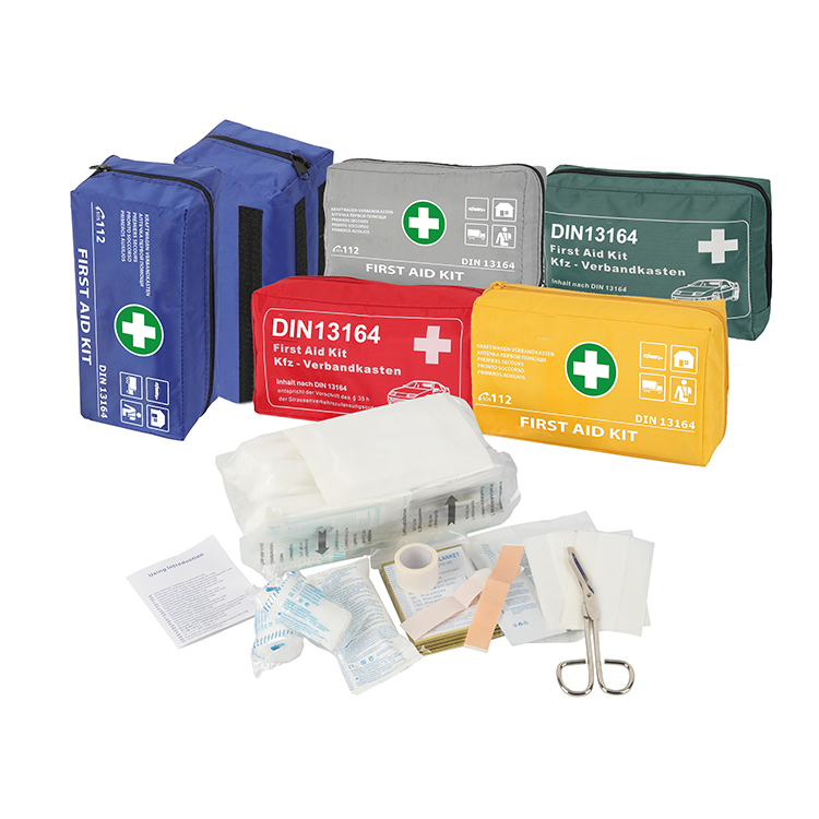 DIin13164 First Aid Kit Supplier for Vehicle Safety Kits