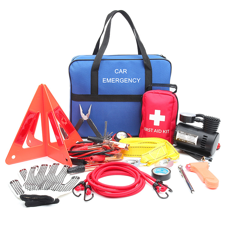 Roadside Survival Kit Compact Emergency Vehicle Tool Set