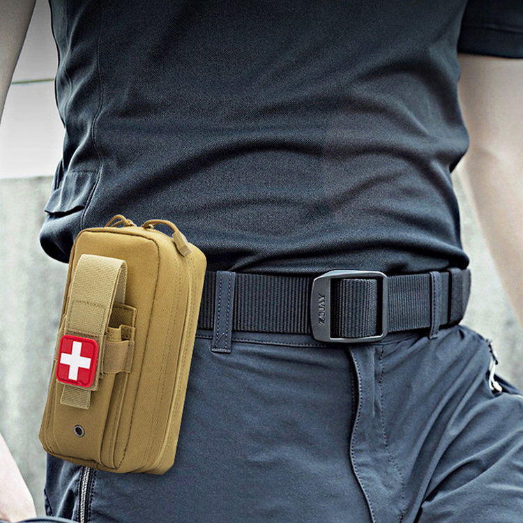 Empty IFAK Pouch With Organized Interior Design