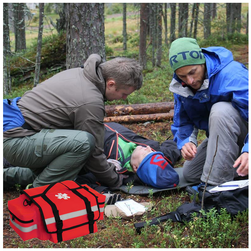Trauma First Aid Kit for Emergency Supply Storage